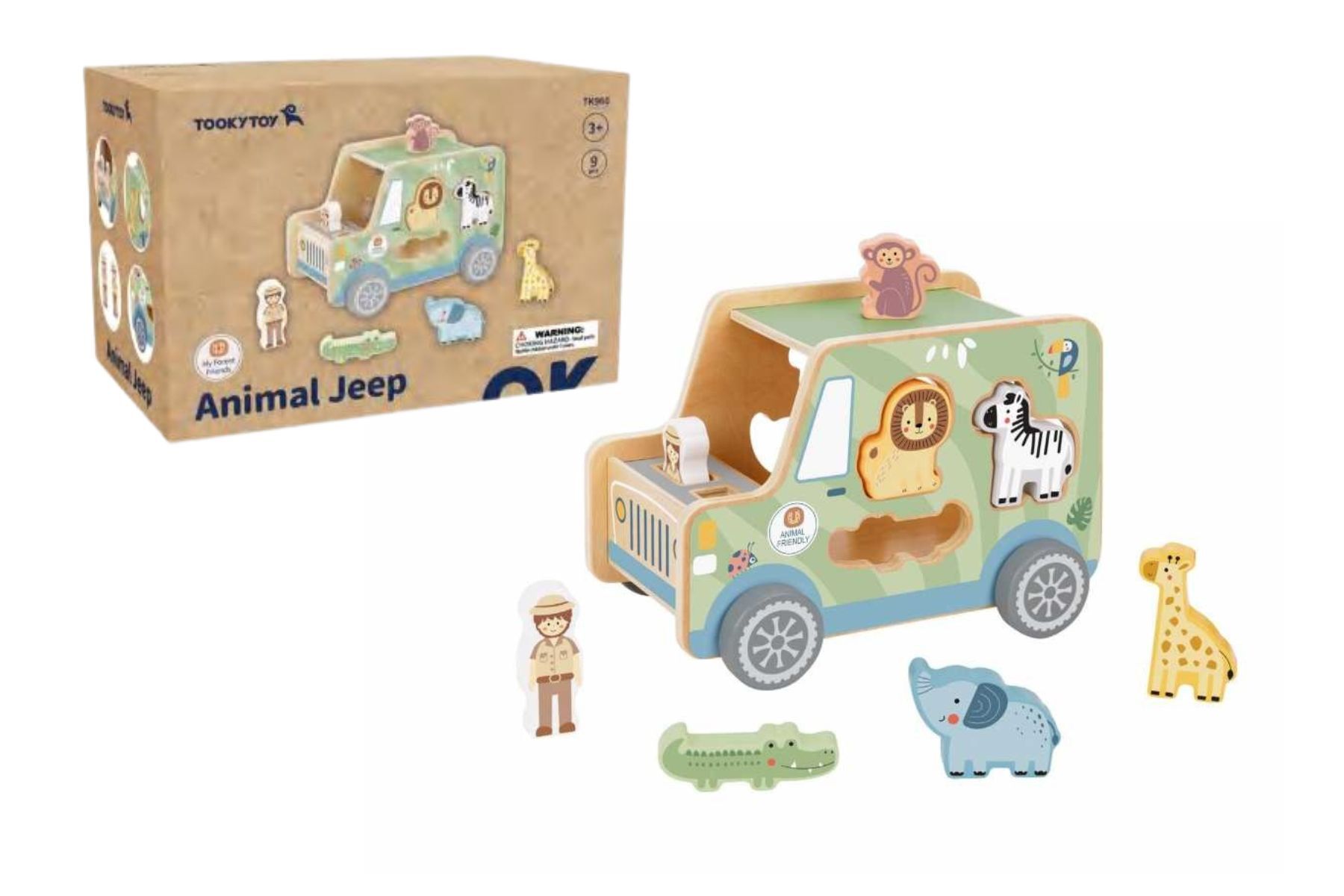 Tooky Toy My Forest Friends Animal Jeep