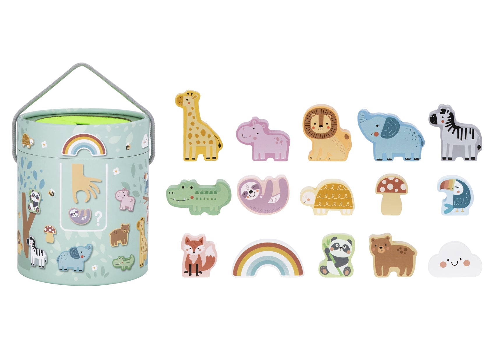 My Forest Friends Animal Touch and Match Mystery Bucket - Kids Mega Mart