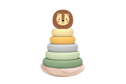 My Forest Friends Lion Stacking Tower - Colorful stacking toy for childrens sensory play