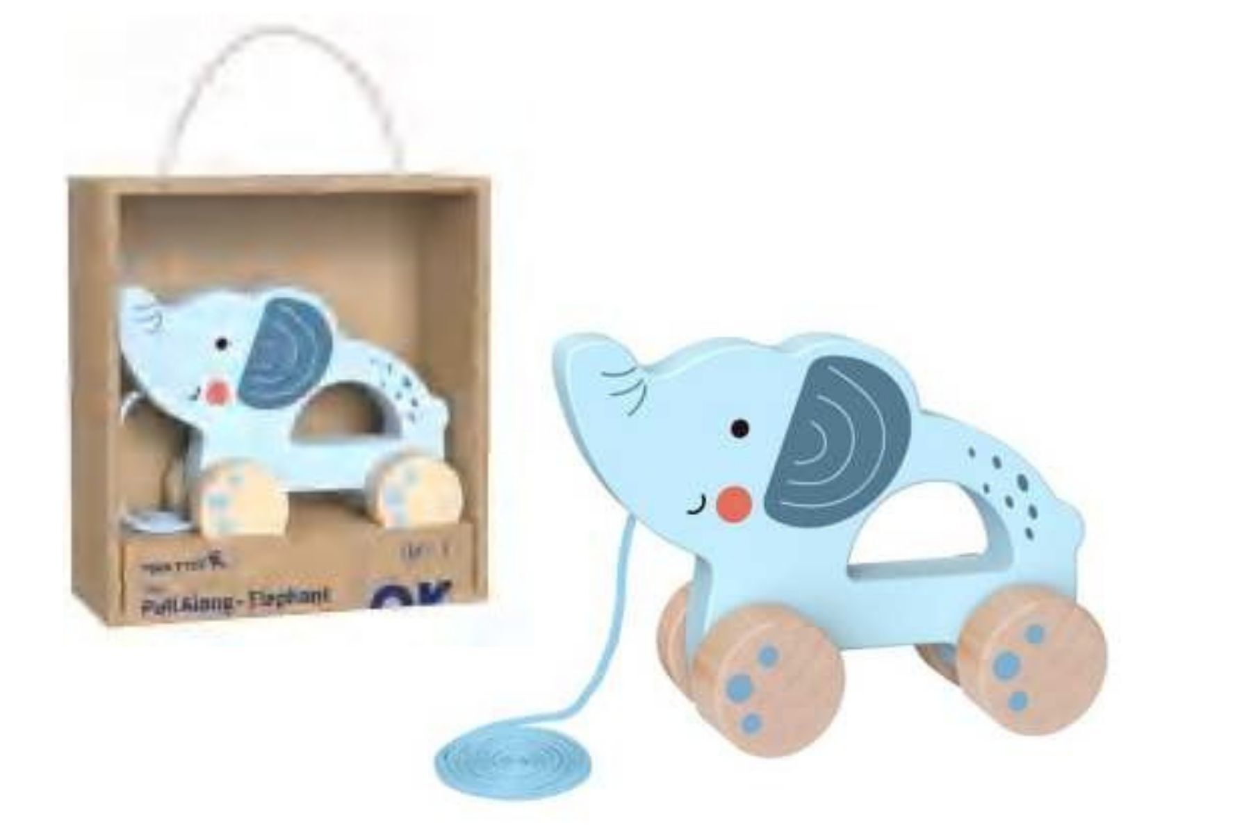 My Forest Friends Pull Along toy - Elephant design for interactive play at home.