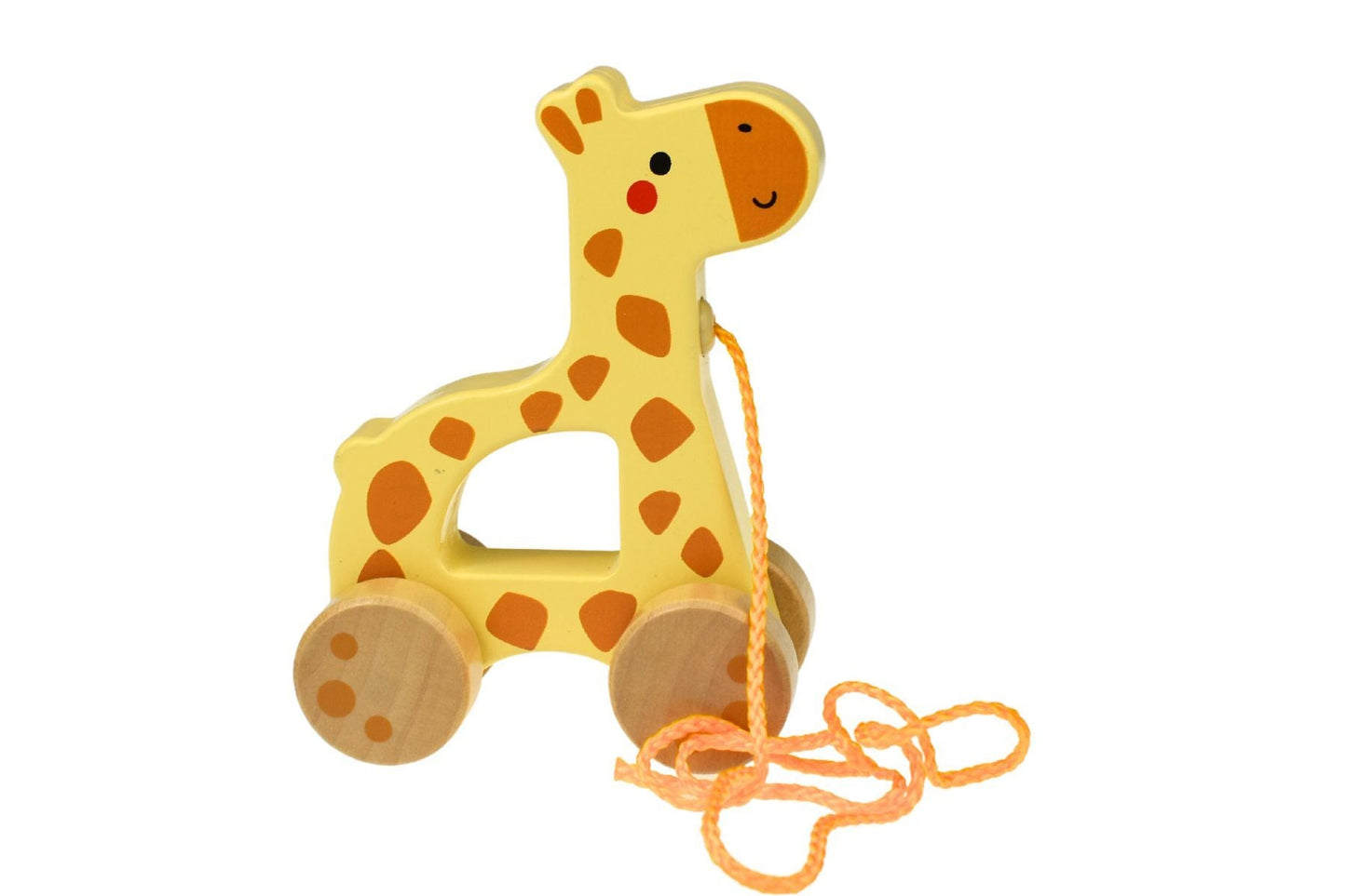 My Forest Friends Pull Along - Giraffe | Adorable wooden giraffe for interactive, imaginative play at home.