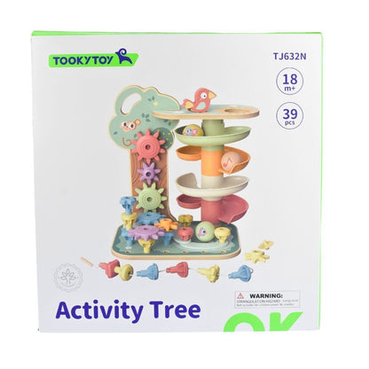 My Forest Friends toy for toddlers fosters stacking and rolling skills at home.