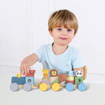 My Forest Friends Stacking Animals Train - Fun, colorful toy train for creative play at home.