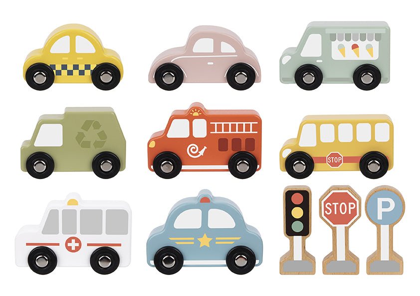 My Forest Friends Transportation and Street Sign Set | Fun woodland-themed playset for kids.