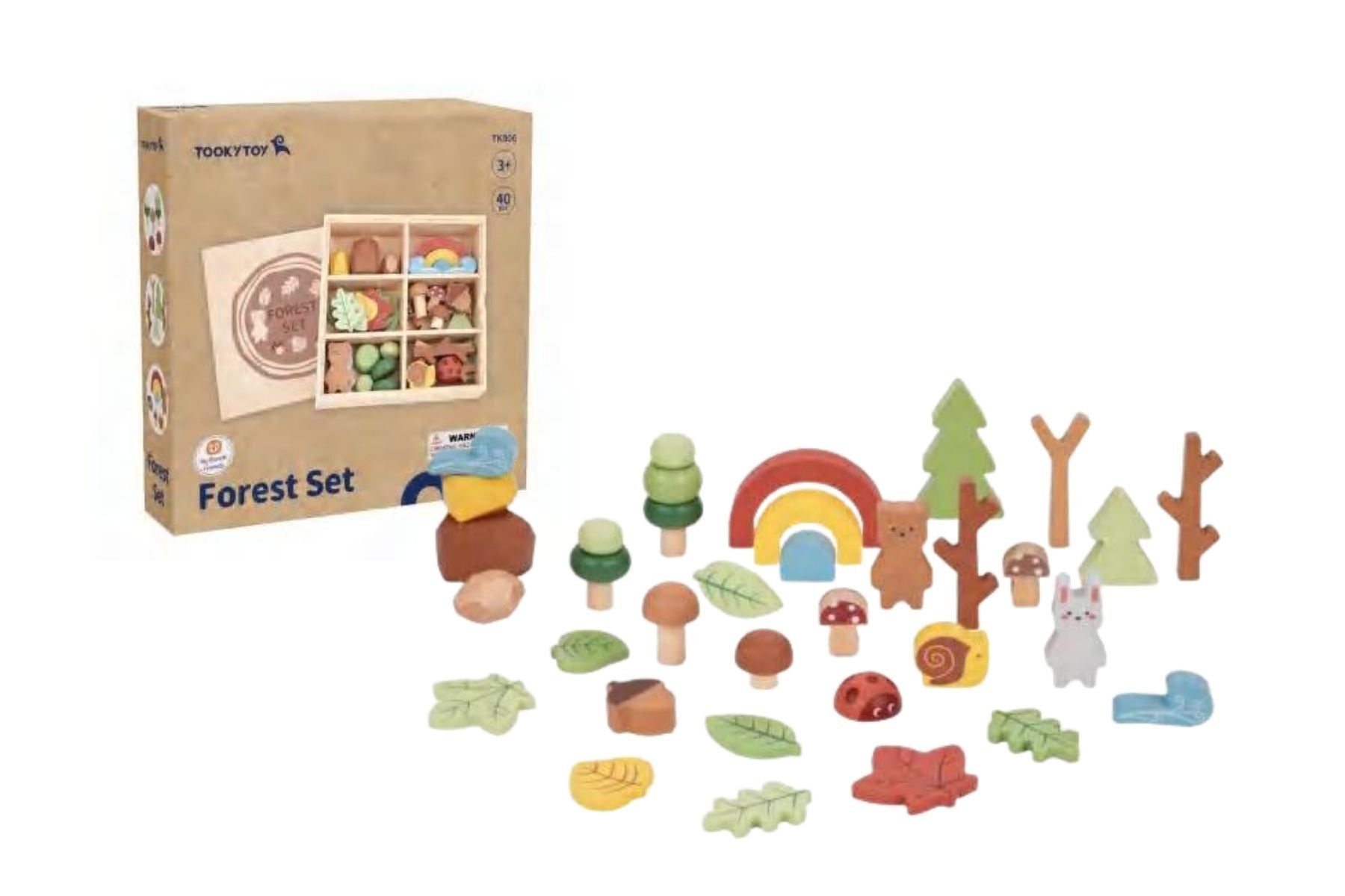 My Forest Friends Wooden Forest Play Set | Kids Mega Mart