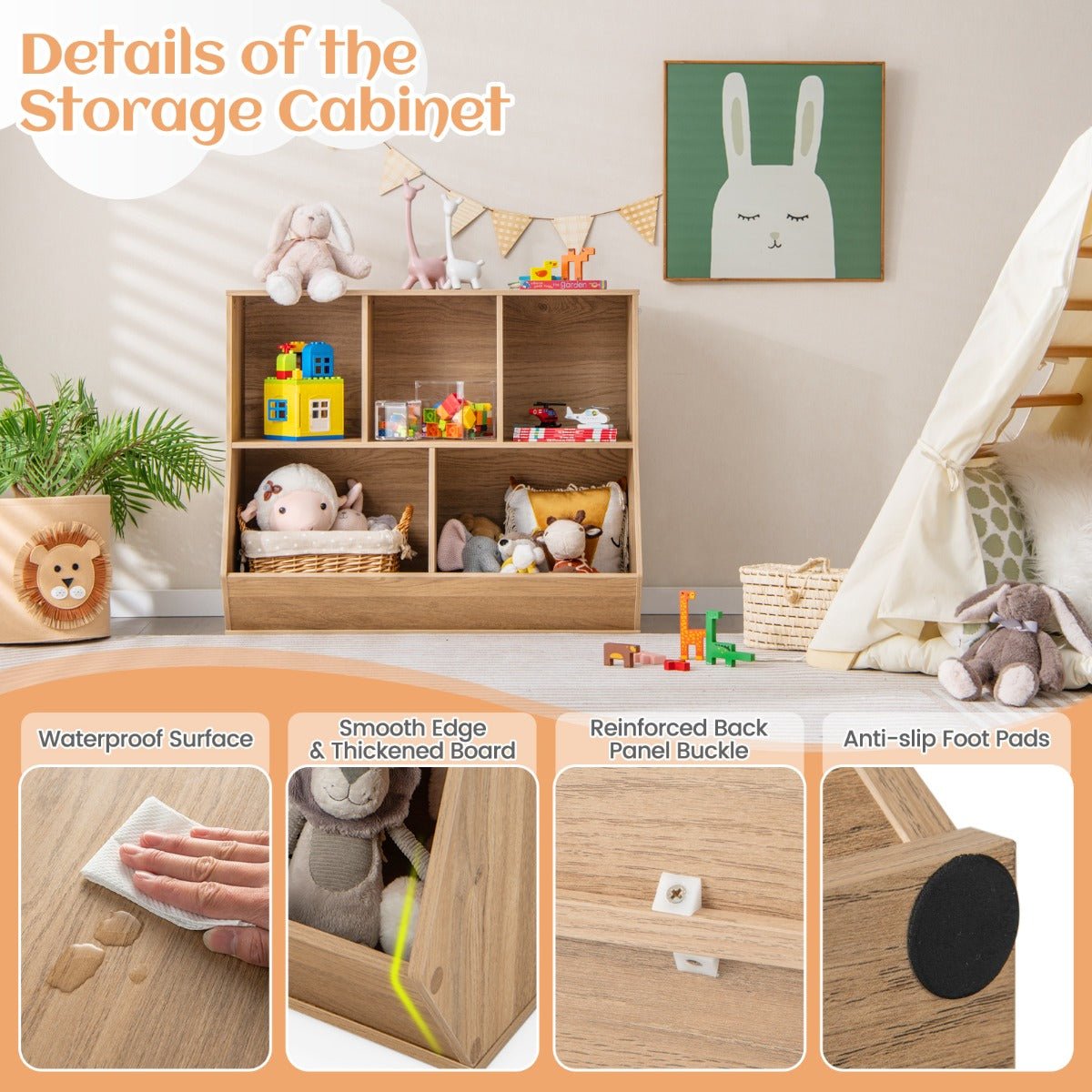 Organize Play Essentials with Natural Cubby