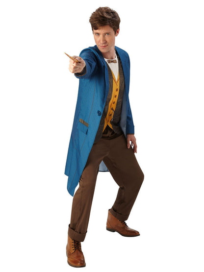 Newt Scamander costume for adults from Fantastic Beasts movie, perfect for Halloween and cosplay.