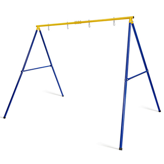 Heavy-Duty Metal Swing Frame with Anti-Slip Footpads (without Swing)