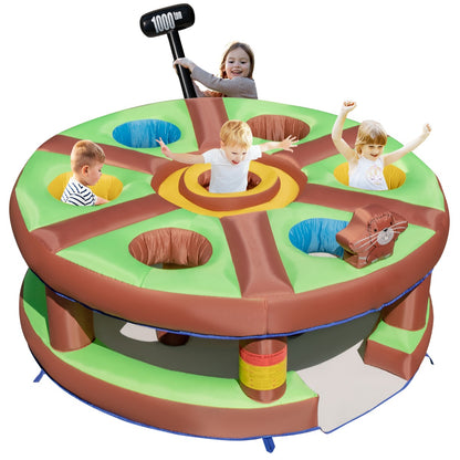 Inflatable Whack-a-Mole Game Set with Blower for Kids 3+ - Fun home entertainment for kids.