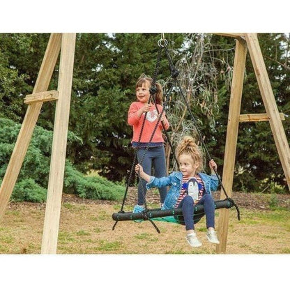 Oakley Swing Set with 1.2m Spidey Web Swing | Durable outdoor playset with fun, interactive swing.