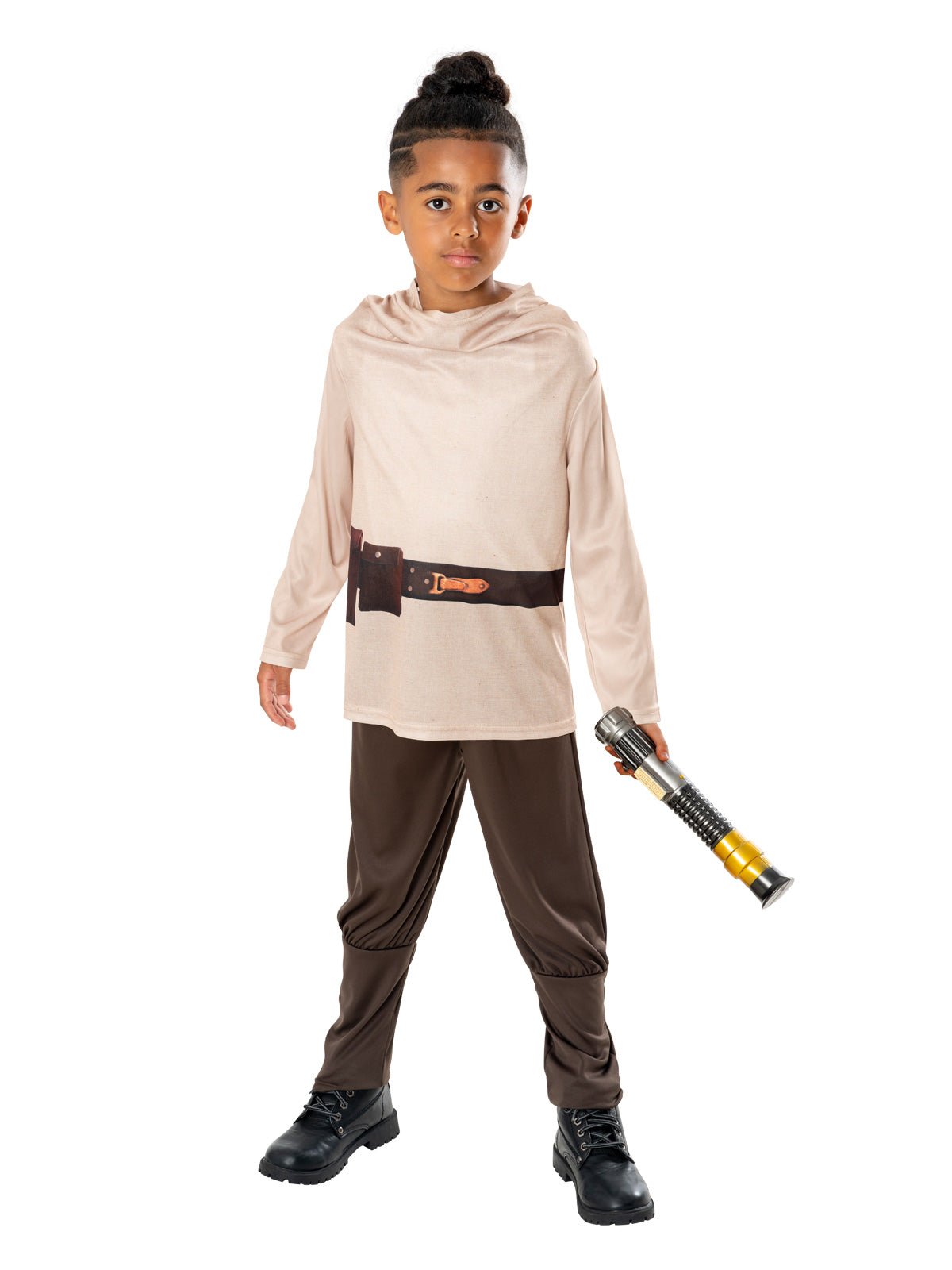 Star Wars Obi-Wan Kenobi Kids Costume and Lightsaber Set for imaginative home play.