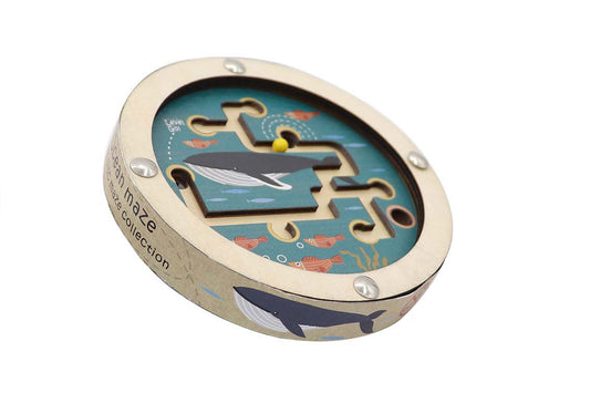 Ocean Maze double-sided disc toy for kids for engaging and fun home playtime.