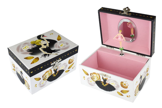 Opened Odile Ballerina Keepsake Music Jewellery Box