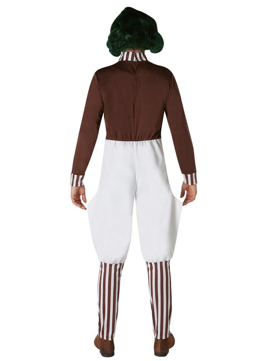 Official Willy Wonka Adult Oompa Loompa Costume w/ Socks for childrens playtime fun