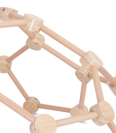 Opal Wooden Dome Climber for kids, versatile indoor/outdoor play equipment, promotes active play.