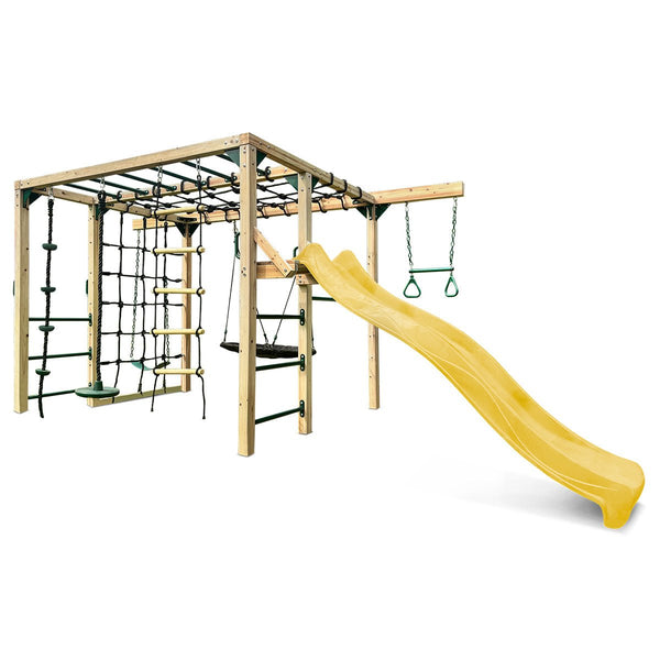 Shop Now for Orangutan Climbing Cube with Yellow Slide Fun