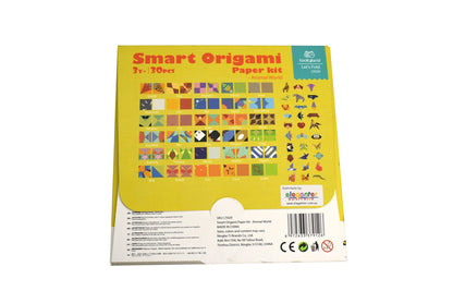 Colorful origami animals kit for kids, ideal for creative play and imaginative learning.