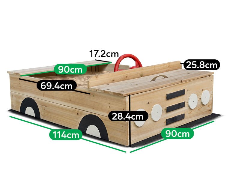 Lifespan Kids Outback Interactive Sandpit Product Measurements