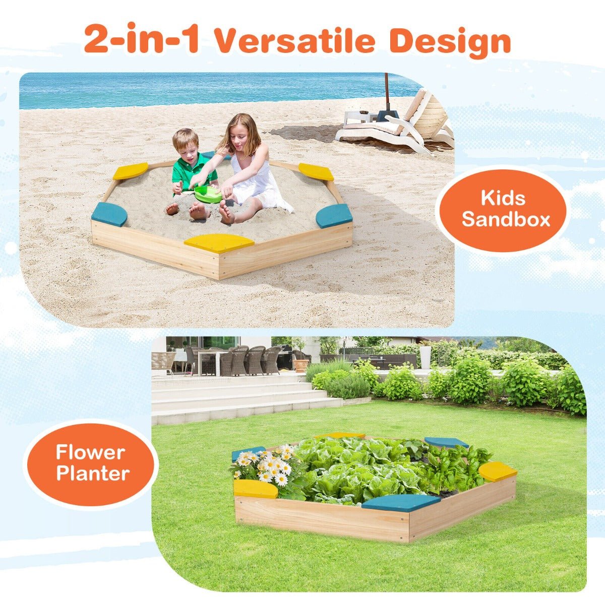 Unleash Creativity with a Wood Sand Box for Children