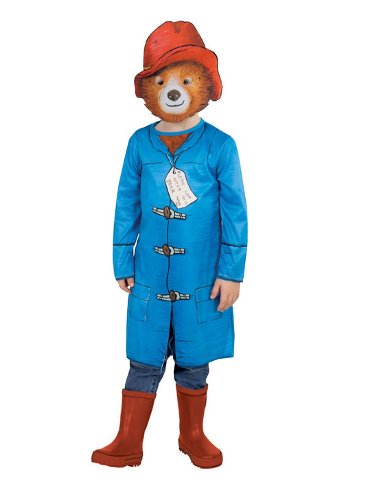 Paddington Bear Kids Costume complete with iconic mask for imaginative play at home.