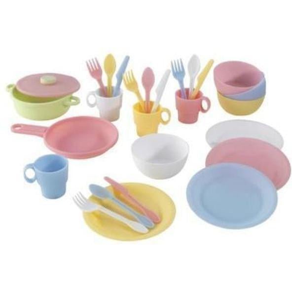 Buy Kidkraft Pastel Cookware Set 27 Pieces at Kids Mega Mart