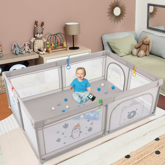 Penguin Pull Ring Playpen