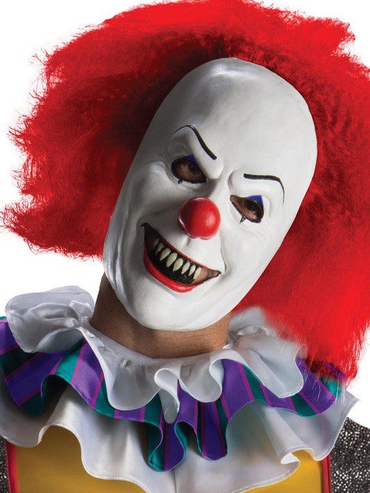 Pennywise IT Clown Deluxe Adult Costume for Halloween, Stephen King fans, kids parties.