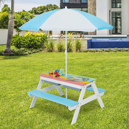 Get Ready for Fun: 3-in-1 Kids Picnic Table Set