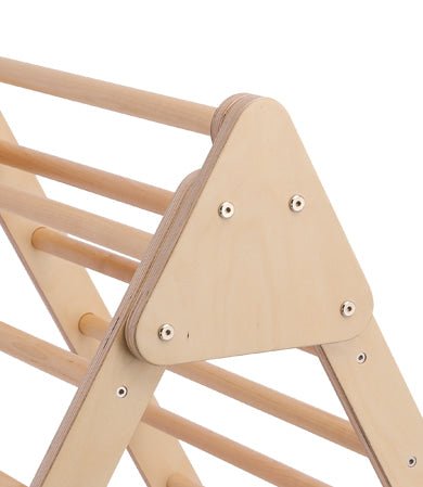 Pikler Triangle Wooden Climbing Frame | Safe, durable play structure for kids indoor active play.