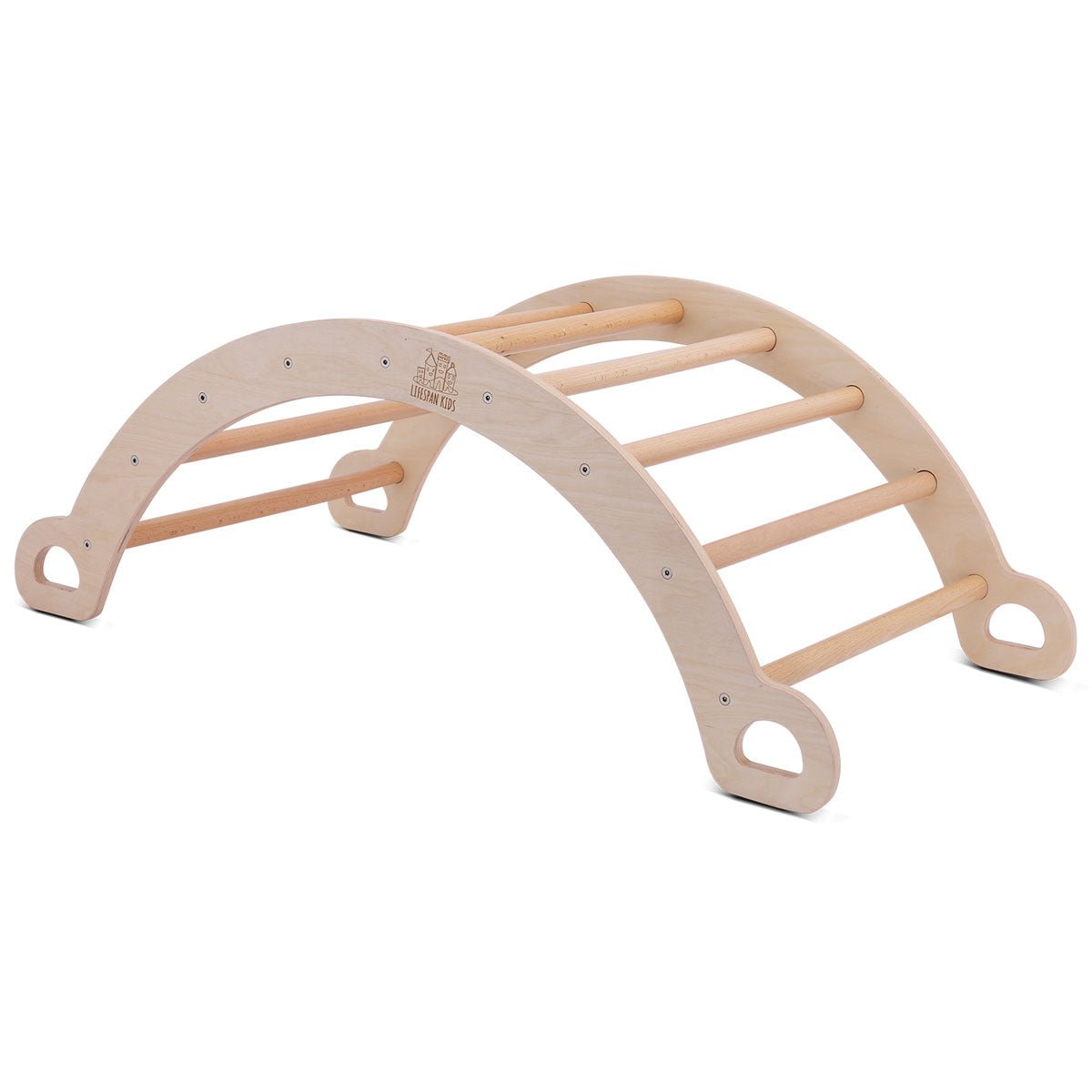 Pikler Climbing Arch for Toddlers | Safe and sturdy wooden structure for active indoor play.