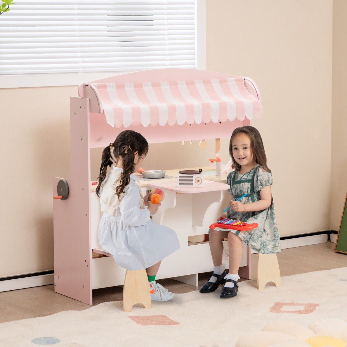 Pink Kitchen Playset for Budding Chefs