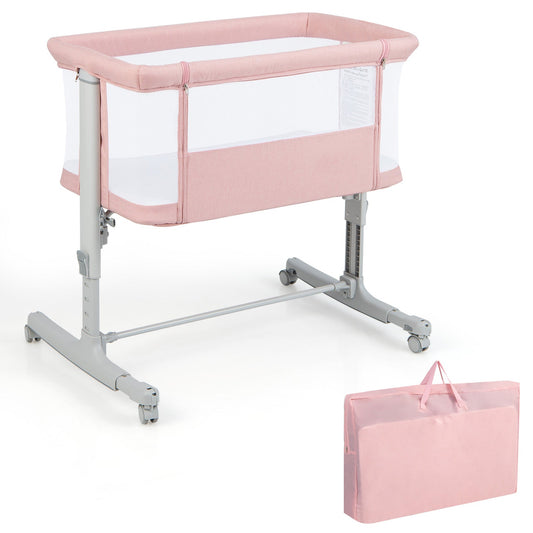 Sweet Pink Portable Baby Cot