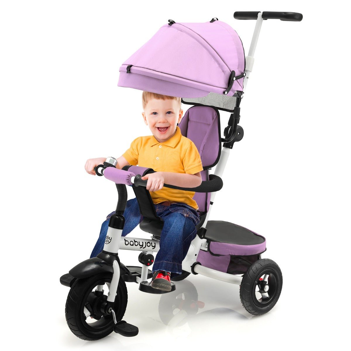 Enhance Stroller Experience with the Pink Baby Tricycle - Buy Now!