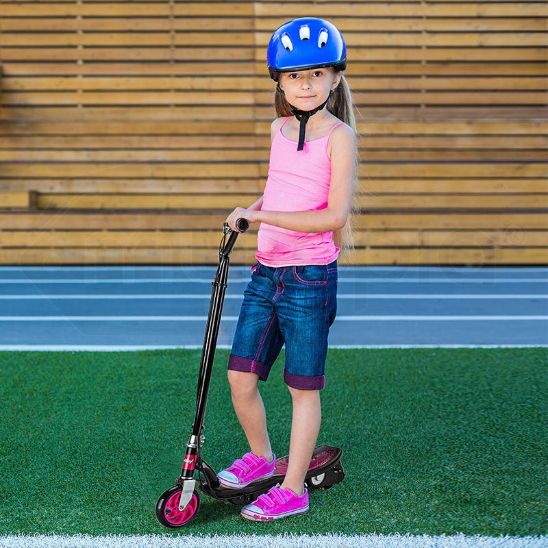 Zooming in Style: Pink Electric Scooter