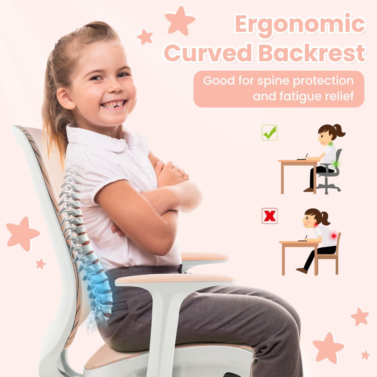 Shop Now for Cool Comfort: Pink Kids Chair