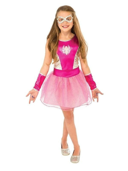 Marvel Pink Spider-Girl Tutu Costume Dress ideal for kids imaginative play at home