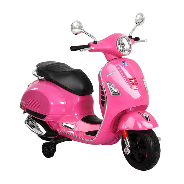 pink vespa kids ride on style
