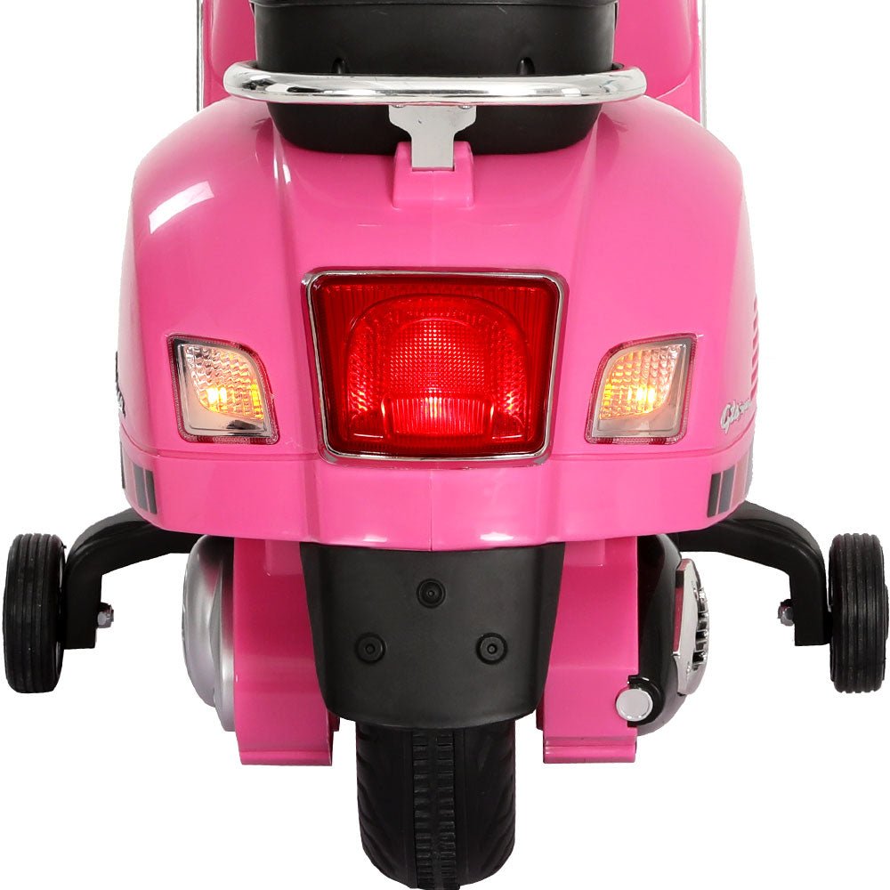 stylish pink vespa ride for kids