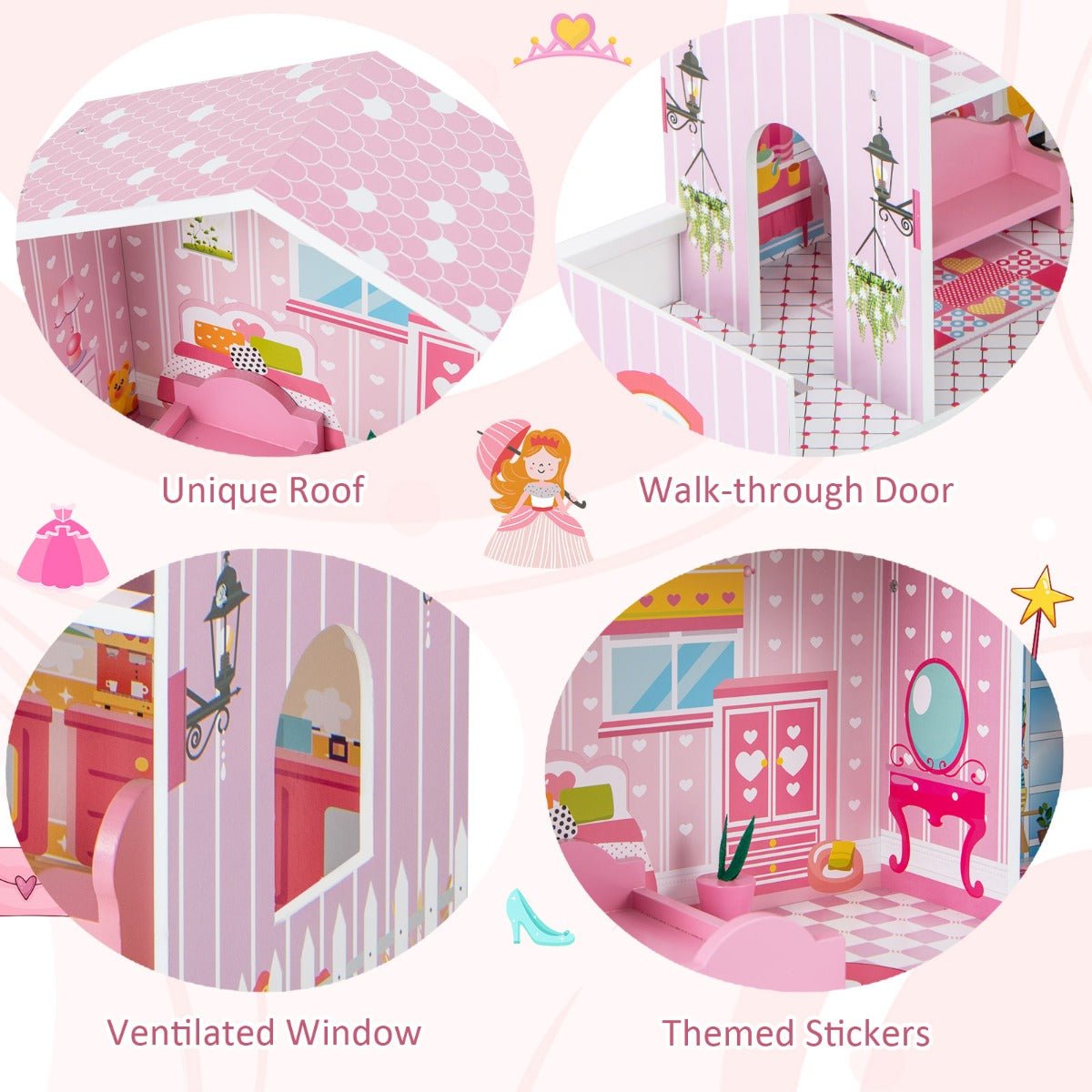 Pink Dollhouse: Where Imagination Thrives