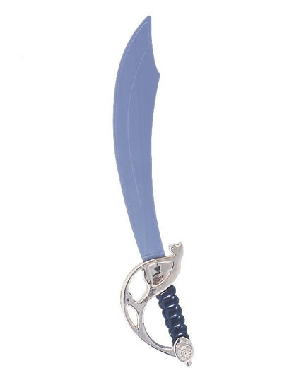 Plastic pirate cutlass sword for kids. Ideal costume accessory for imaginative play at home.