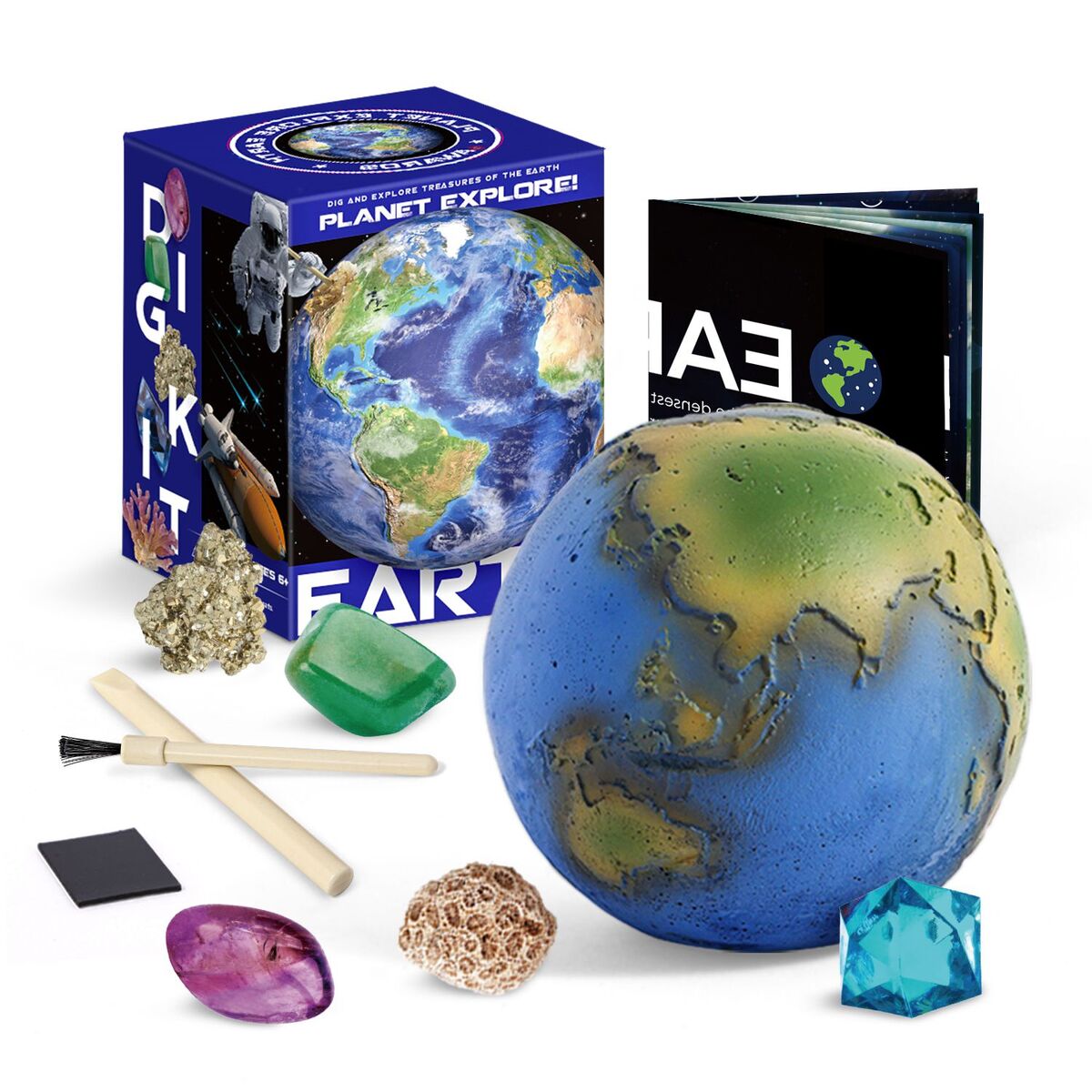 Earth Gem Excavation Kit | Geology Discovery Toy | Kids Mega Mart