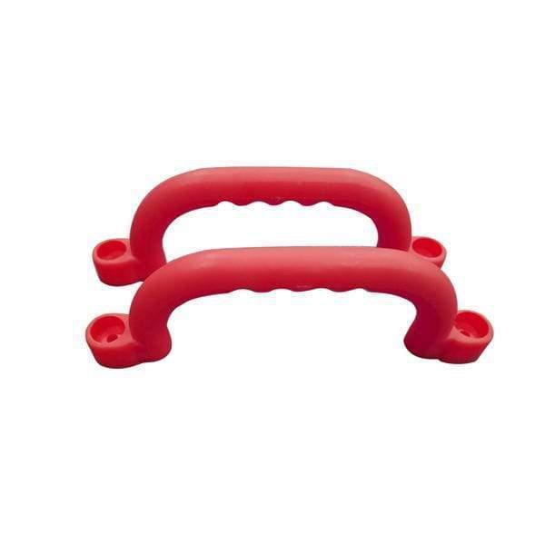 Vibrant 235mm plastic safety handles to upgrade playground equipment, ideal for kids play areas.