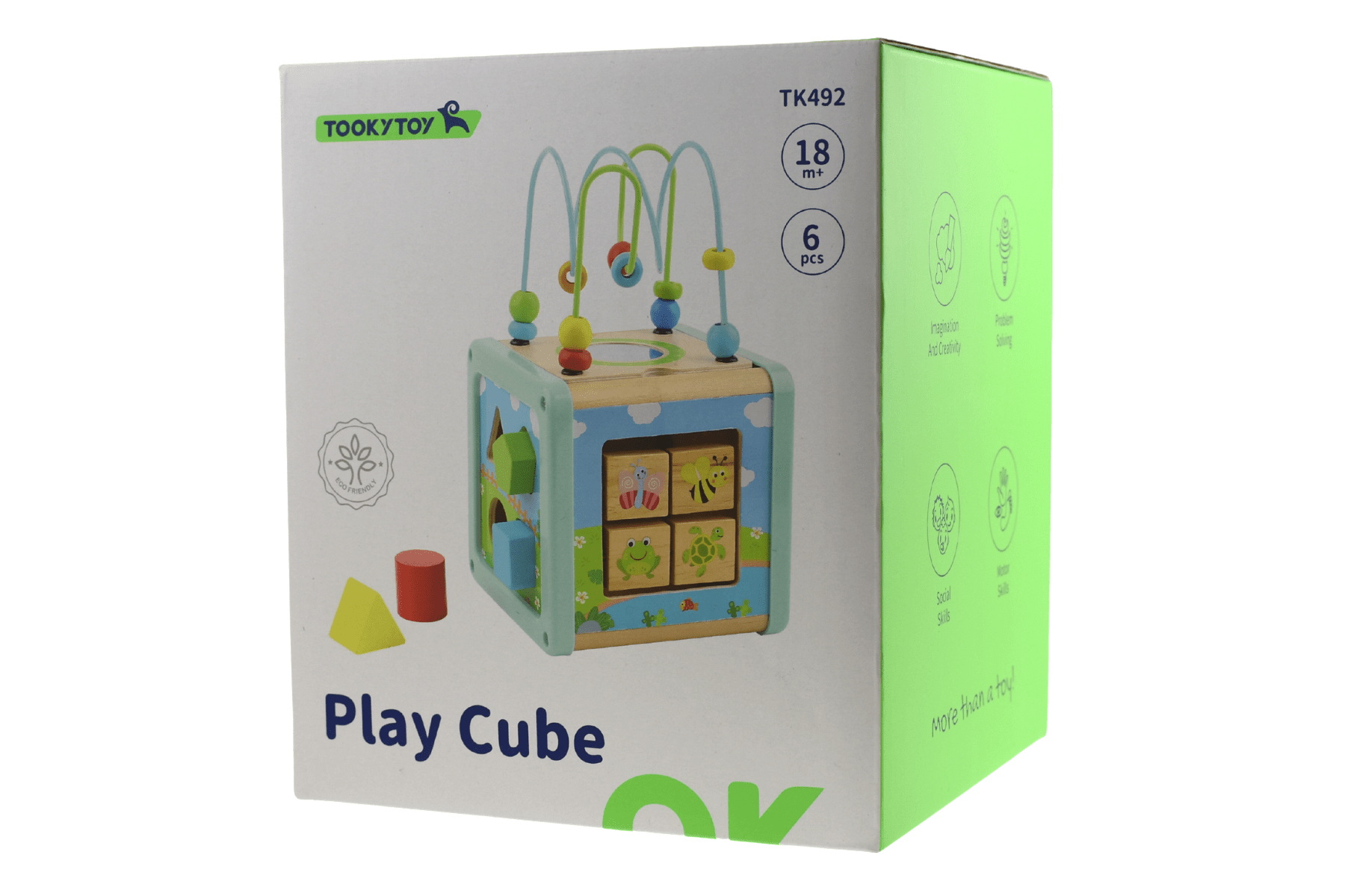 Early Learning Cube with Abacus
