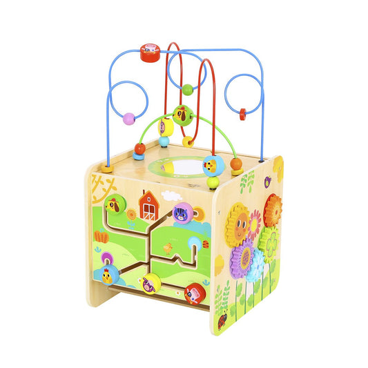 Pretend play farm set with Play Cube Centre, ideal for imaginative play at home.