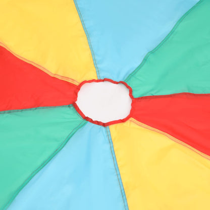 Vibrant 3.5m kids play parachute for fun outdoor group activities at home.