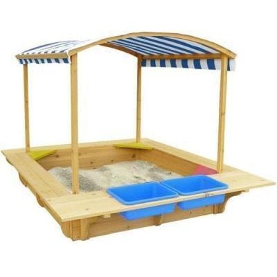 Shop Playfort Sandpit with Blue Canopy: Sunny Adventures in Style
