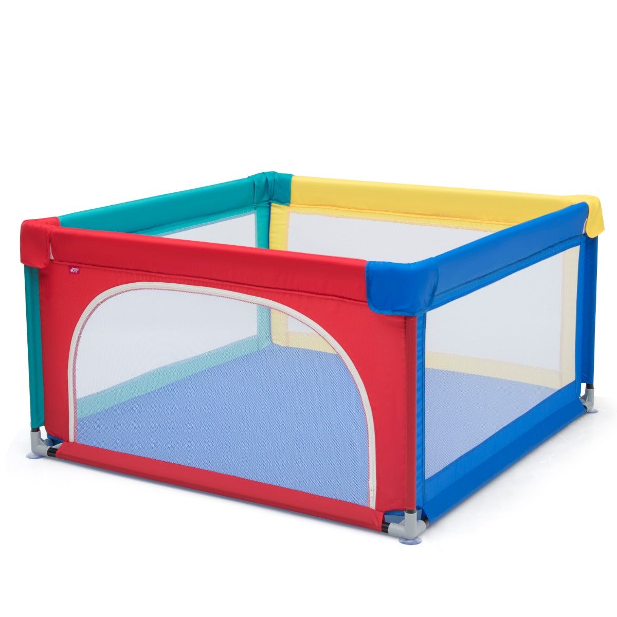 Playpen with Safety Activity Fence: Multicolour Option for Babies and Toddlers, 50 Ocean Balls Included