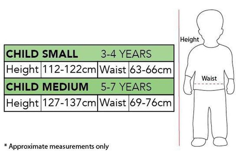 Plo Koon Classic Costume Child Australia Size Measurement