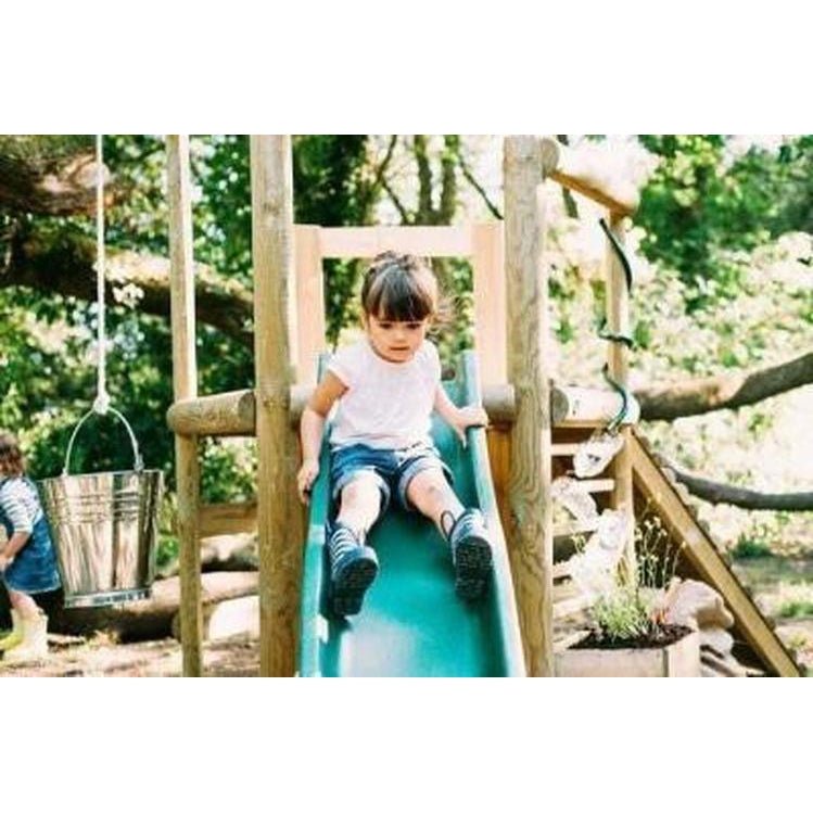 Plum Woodland Treehouse Eco-Centre Garden Playhouse with Slide