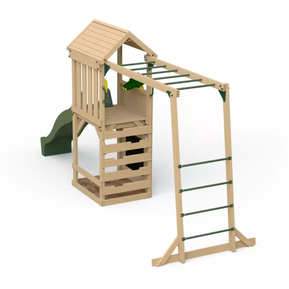 Plum Lookout Tower Play Centre with Monkey Bars at Kids Mega Mart